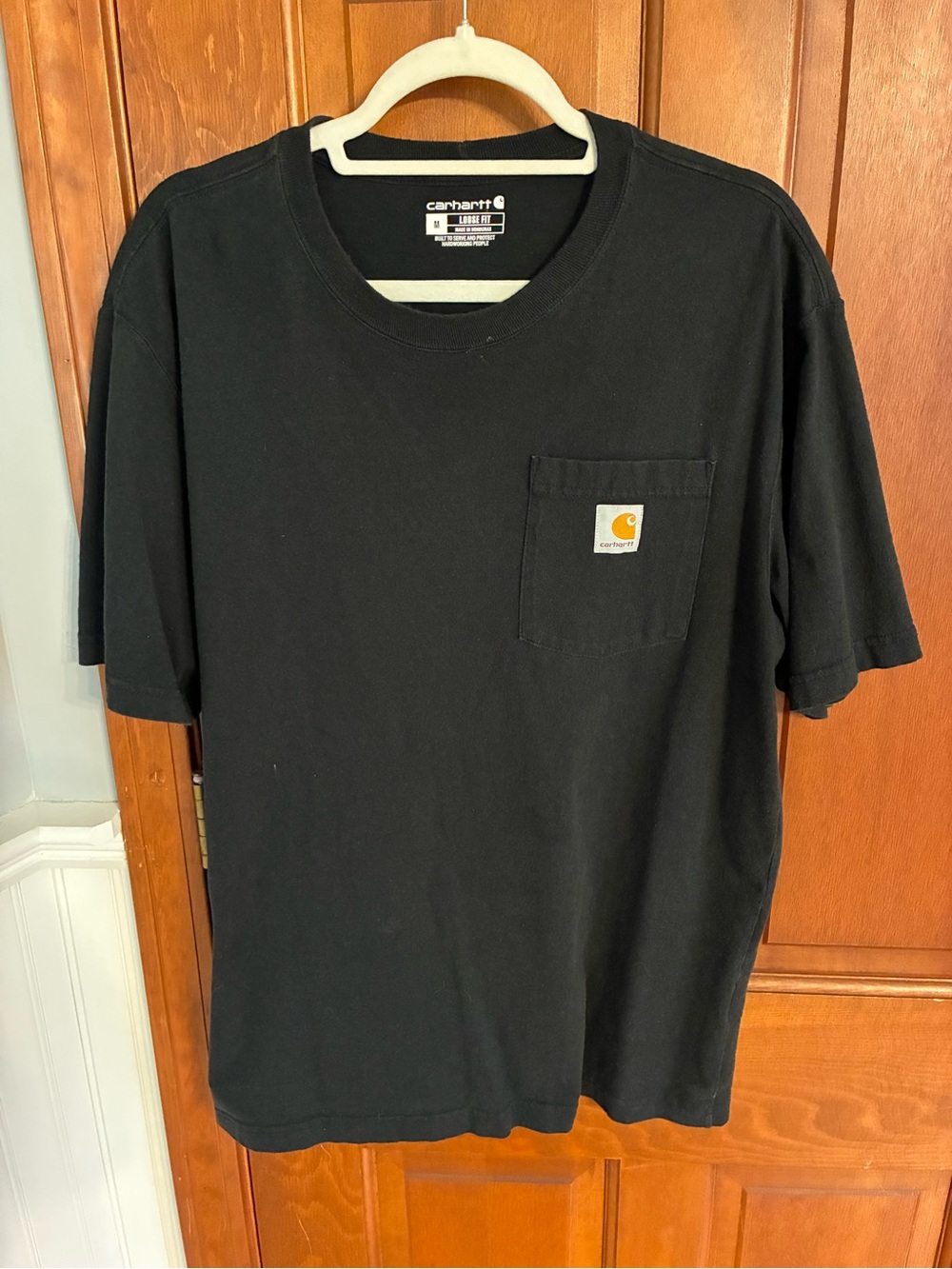 Carhartt Black Loose Fit Pocket T Shirt Workwear Men’s M